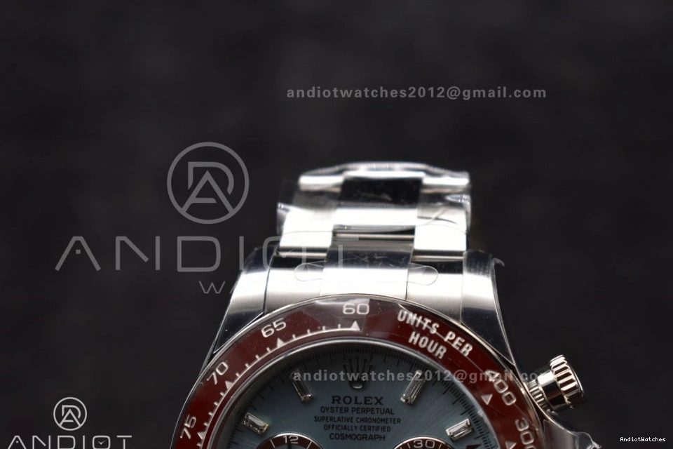 Super Sticks 904L Asian Markers Clean Ice Dial 789 on 126506 Blue Edition Bracelet Daytona 904L SS SS 1:1 Clone Best Bold 0423